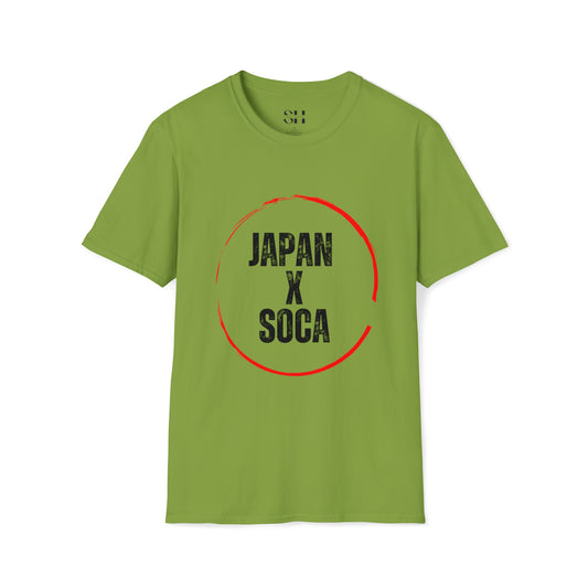Japan X Soca Circle-Unisex Softstyle T-Shirt