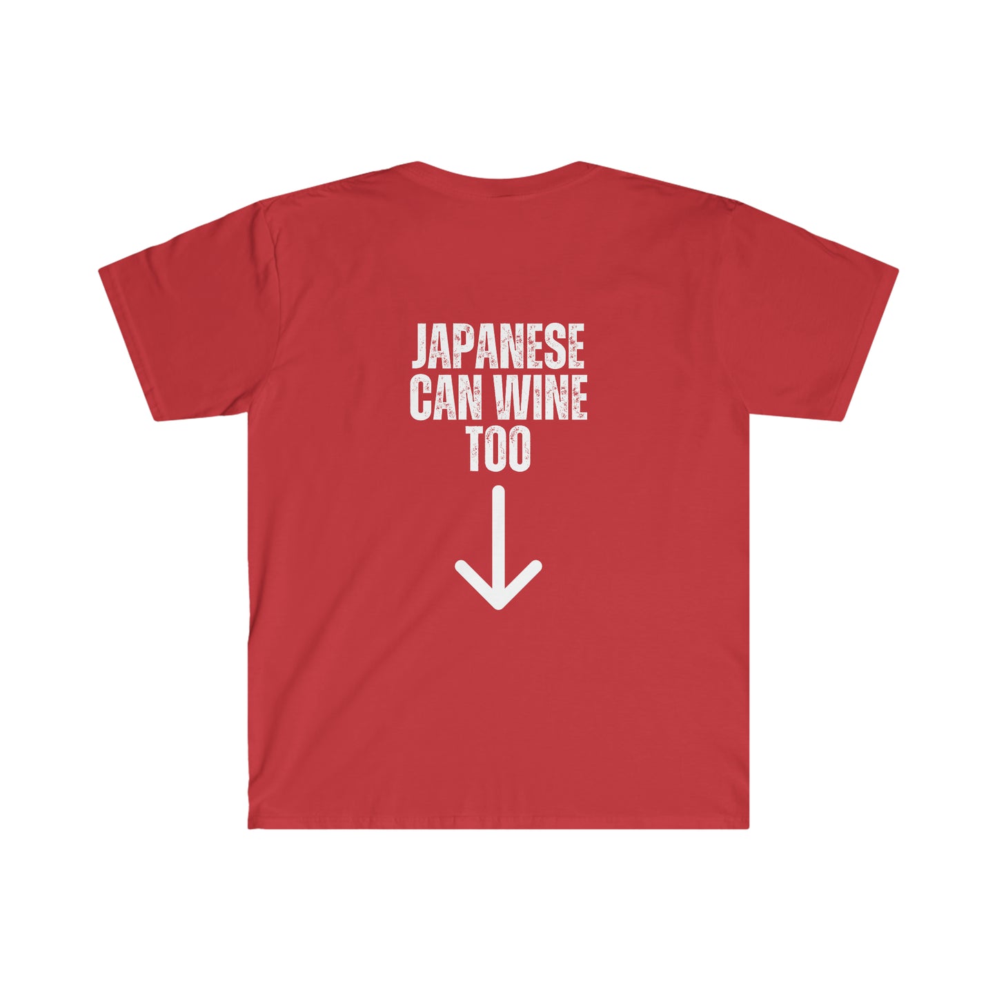 Japanese Can Wine Too-Unisex Softstyle T-Shirt