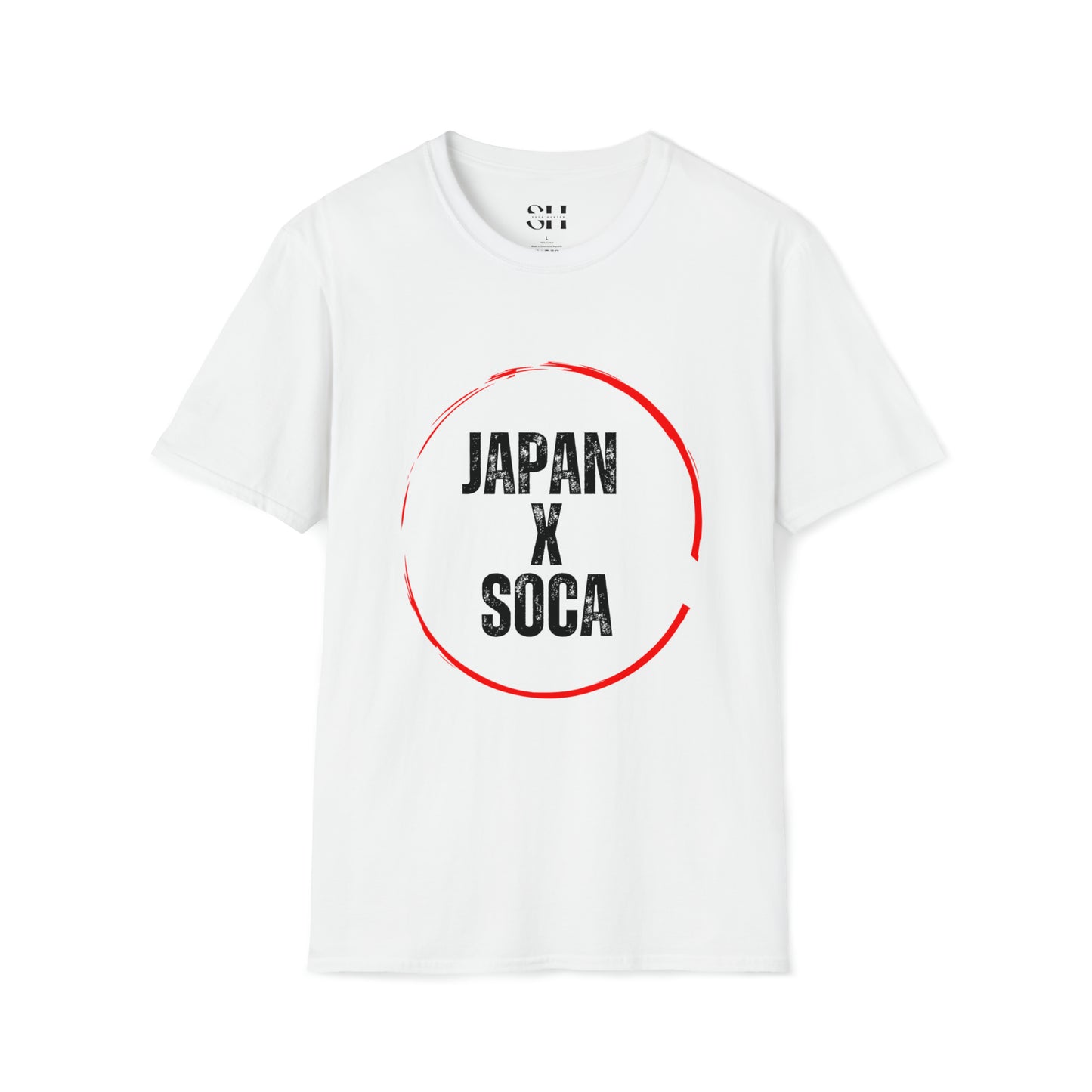 Japan X Soca Circle-Unisex Softstyle T-Shirt