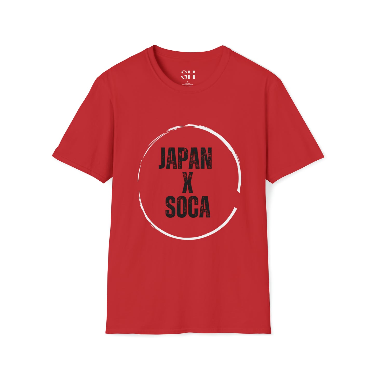 Japan X Soca Circle-Unisex Softstyle T-Shirt